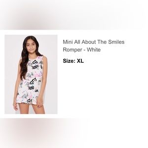 Fashion Nova girls XL romper